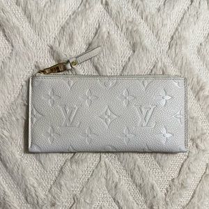 White Louis Vuitton Empreinte Coin Pouch